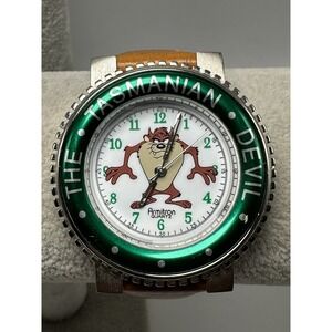 Armitron 2200/67 Taz Tazmanian Devil New Battery 41MM 7.5" Leather Band‎ S39